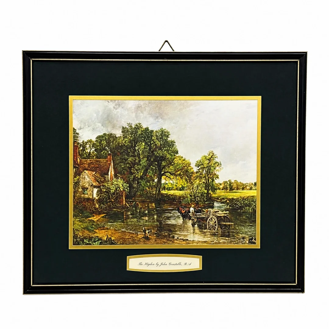 JOHN CONSTABLE. KUNSTDRUCK "THE HAY WAIN". — Sculptures & Bronzes — Auktionshaus Stuber's Hammerschlag