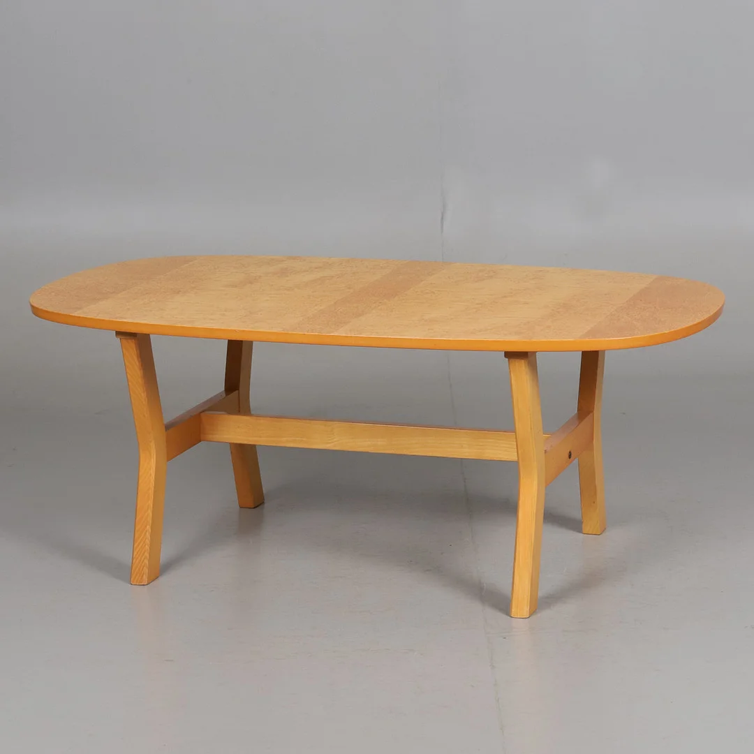 SOFFBORD, masurbjörk, 1980/90-tal. — Coffee Tables — Örebro Stadsauktioner