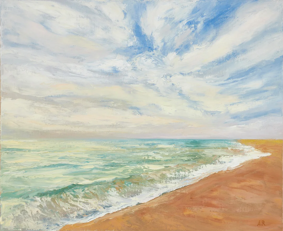 ANNA ROSENBÄCK. Havsmotiv, signerad A.R., olja på duk. — Paintings — Crafoord Auktioner Stockholm