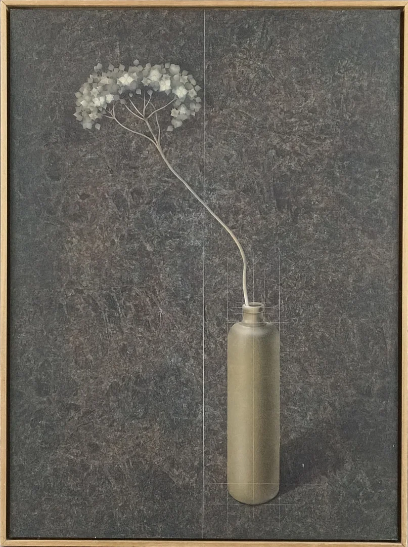HANKE, ERNST. "Heisser Sommer", 1982, Mischtechnik / Leinwand auf Holzplatte aufgezogen. — Paintings — Auktionshaus Blank