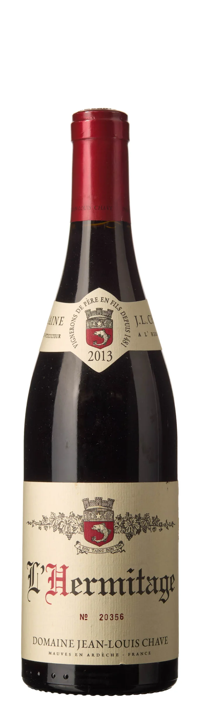1 x L'Hermitage 2013, Jean-Louis Chave — 1 x L'Hermitage 2013, Jean-Louis Chave — Vin/Vin — Blomqvist
