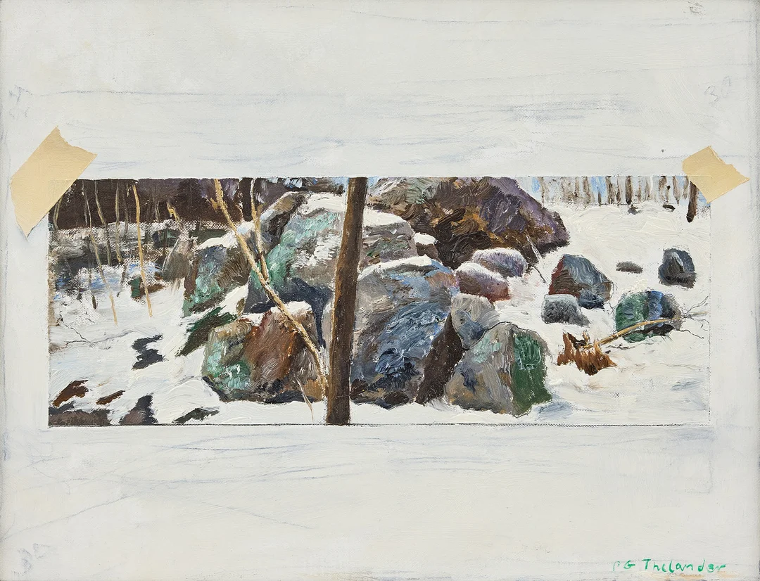 PG THELANDER. "Nedan Gröndal". — Paintings — Stockholms Auktionsverk Fine Art