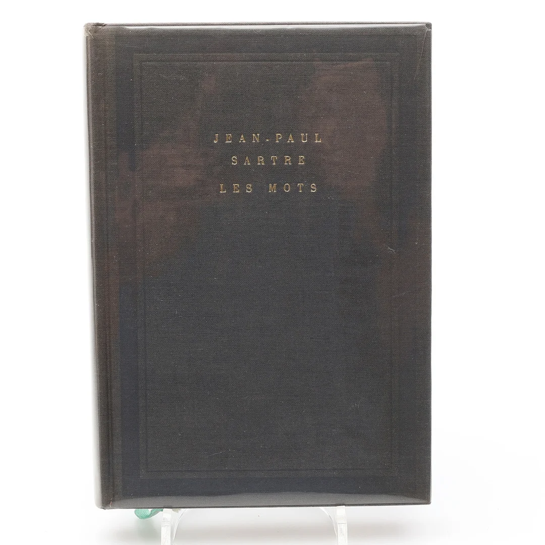 JEAN-PAUL SARTRES LES MOTS I EDITION SOLEIL PÅ GALLIMARD 1964. — Books — Crafoord Auktioner Lund