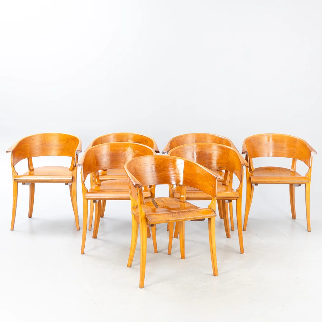 ARTHUR ROCKHAUSEN (1887-1948) Armlehnsessel / Patentsessel für die Möbelmanufaktur Rockhausen, Waldheim, 20. Jh. (7). — Armchairs & Chairs — Stockholms Auktionsverk Hamburg