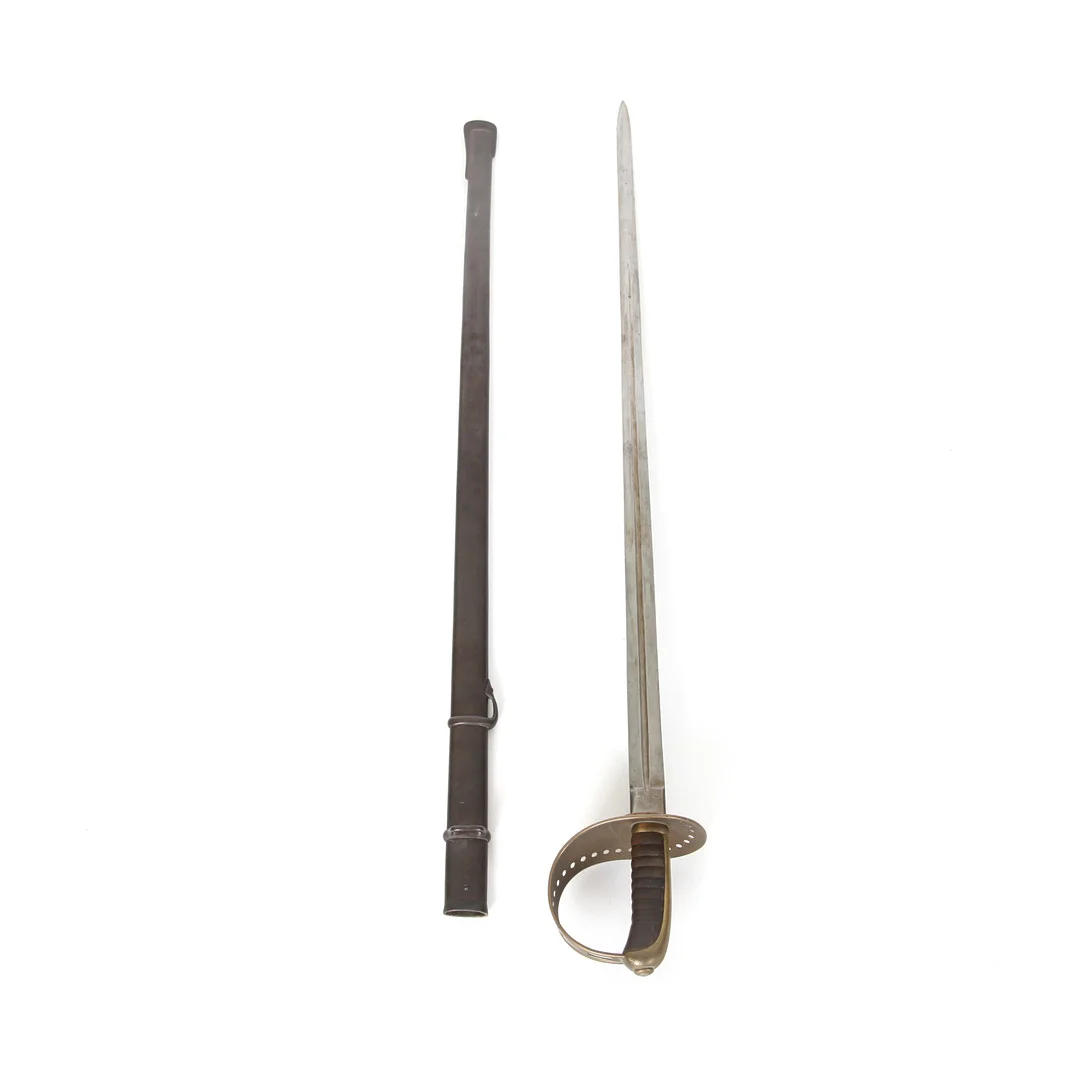 SABEL M/1893 MED BALJA, för kavalleriet, G.E. Svalling Rosenfors/Eskilstuna. — Edged weapons — Auktionsverket Engelholm
