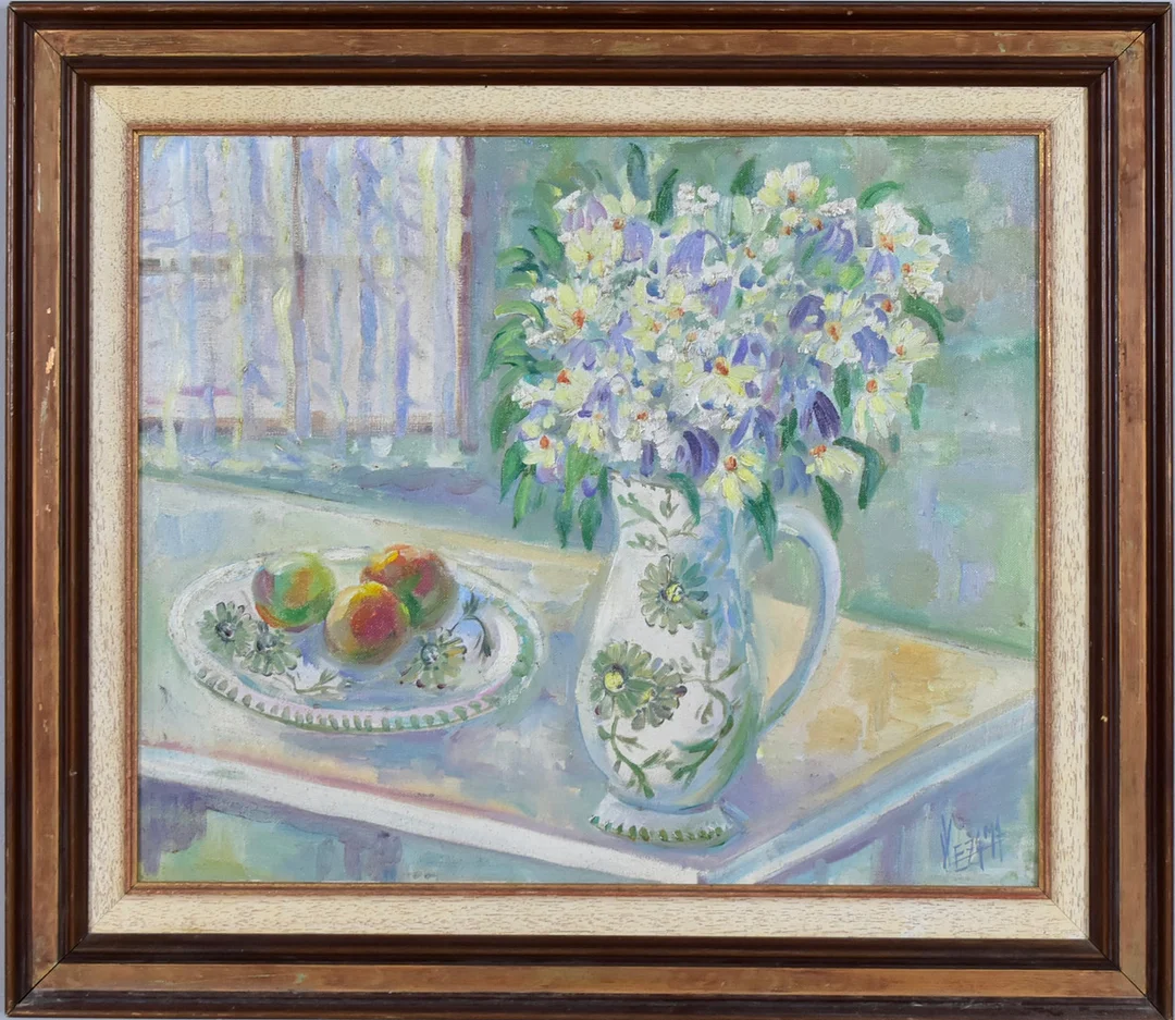 OIDENTIFIERAD KONSTNÄR. Olja på duk. — Paintings — Halmstads Auktionskammare