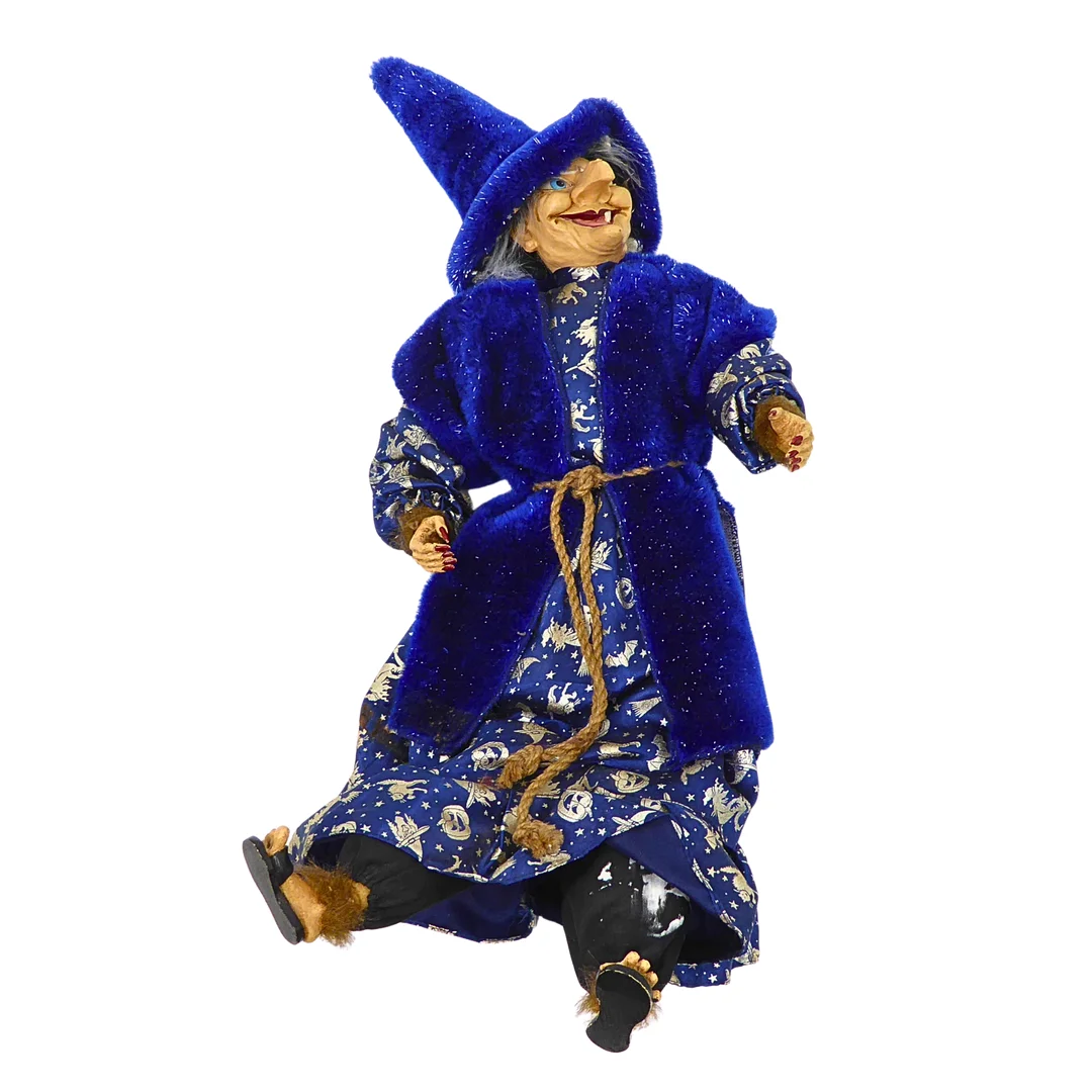 DEKORATIONSFIGUR HEXE. — Dolls & Teddybears — Auktionshaus Stuber's Hammerschlag