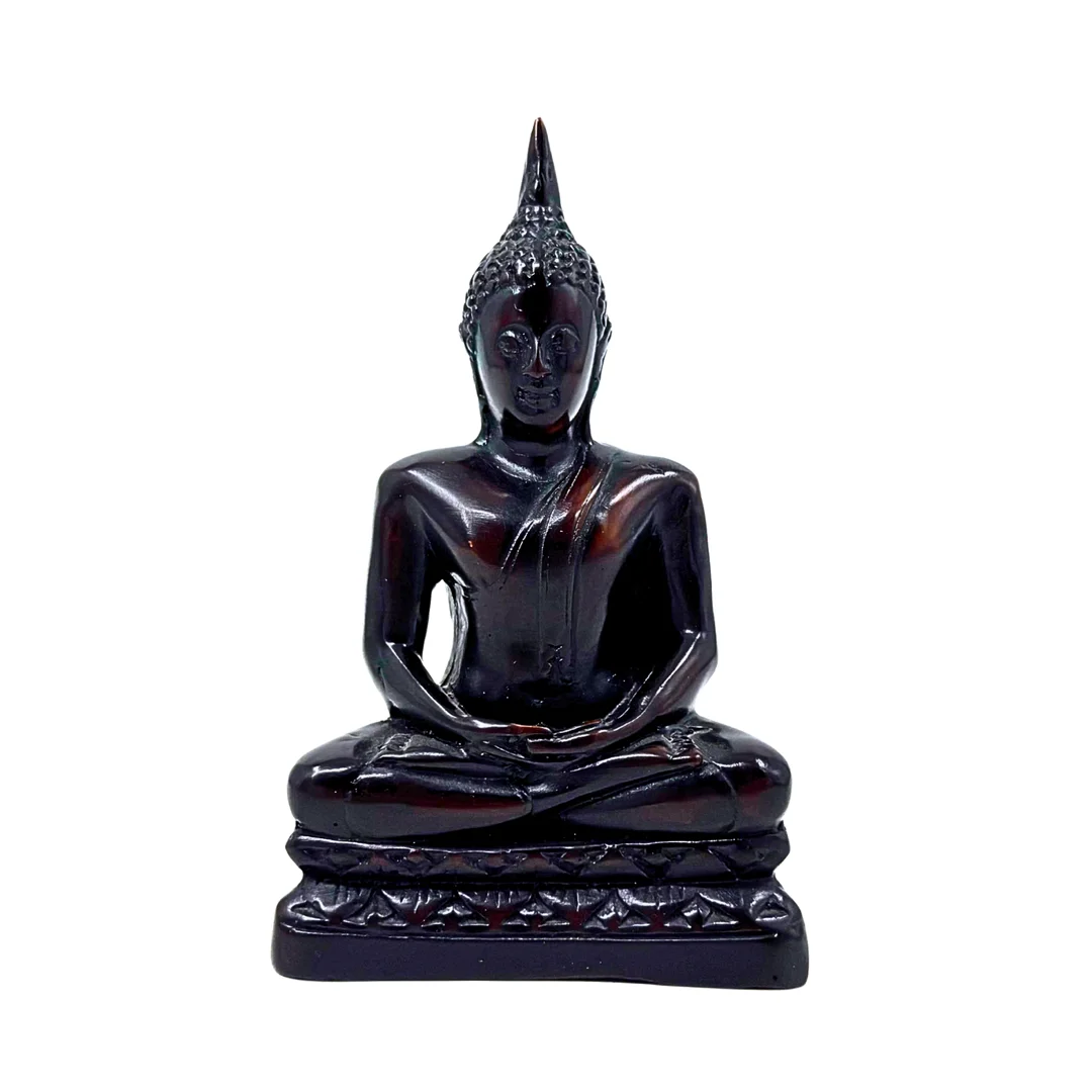 BUDDHA-STATUE AUS KUNSTHARZ. — Other — Auktionshaus Stuber's Hammerschlag