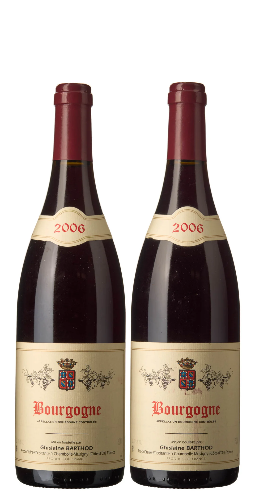 2 x Bourgogne 2006, Ghislaine Barthod — 2 x Bourgogne 2006, Ghislaine Barthod — Vin/Vin — Blomqvist