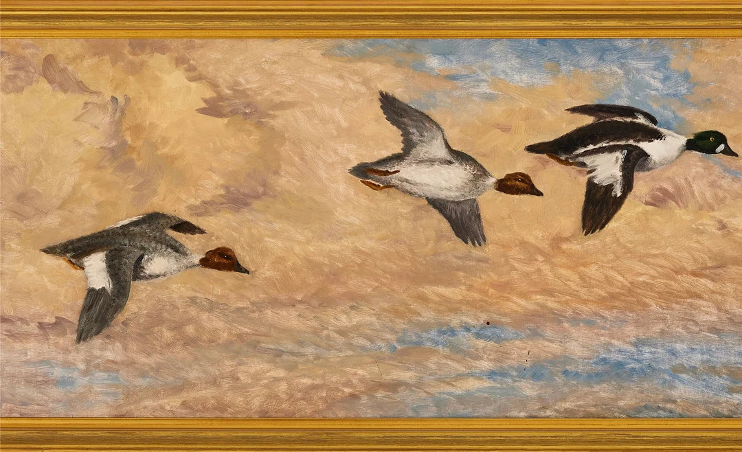 ROLF MELLSTRÖM. Knipor, olja på pannå, signerad. — Paintings — Stockholms Auktionsverk Magasin 5