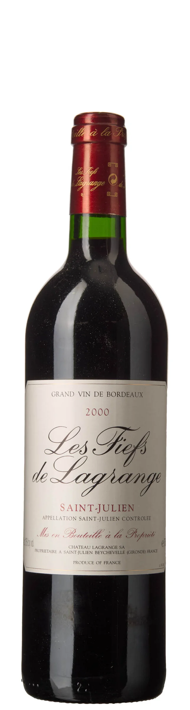1 x Les Fiefs de Lagrange 2000, Chateau Lagrange — 1 x Les Fiefs de Lagrange 2000, Chateau Lagrange — Vin/Vin — Blomqvist
