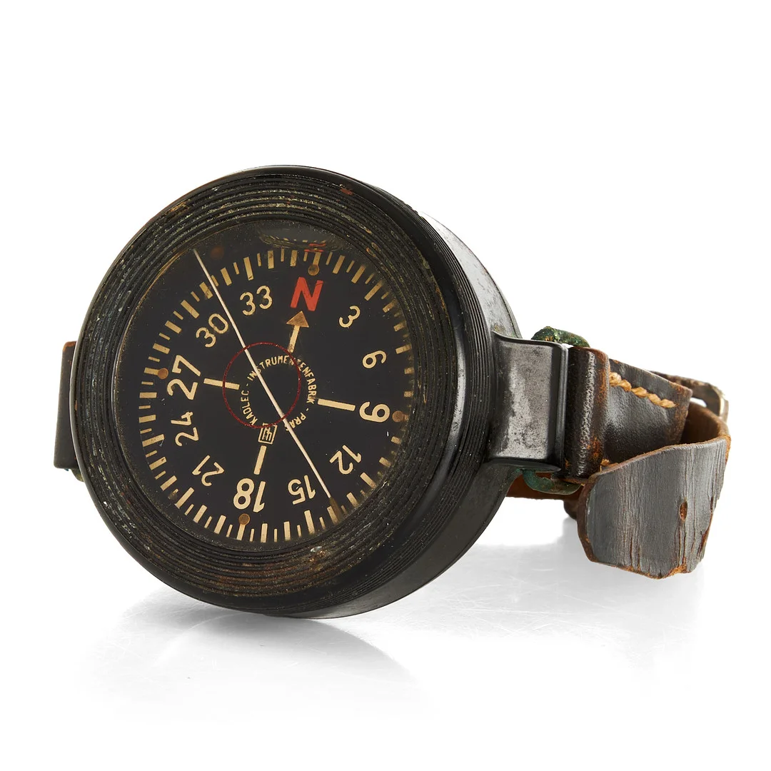 ARMBANDSKOMPASS, AK 39, TYSKLAND, LUFTWAFE, WWII. — Other — Crafoord Auktioner Stockholm