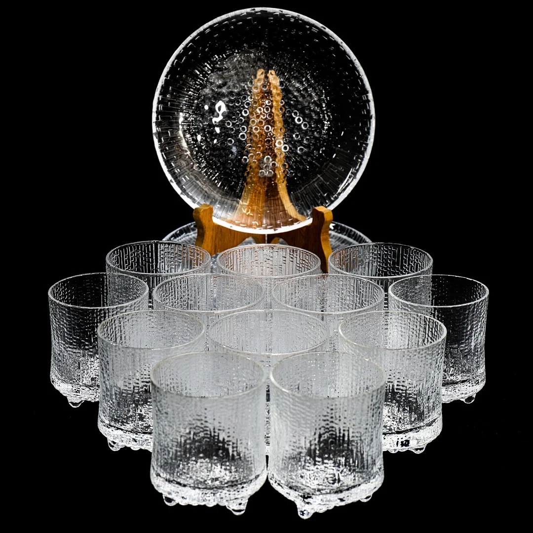 TAPIO WIRKKALA. Glasservisdelar, 19 delar, "Ultima Thule", Iittala, Finland. — Utility glass — Södermanlands Auktionsverk