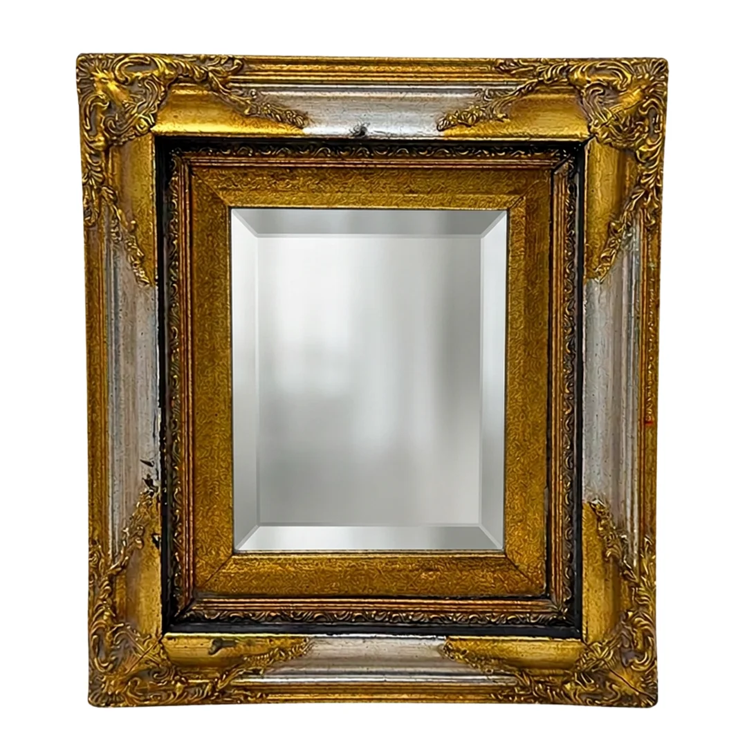WANDSPIEGEL IM BAROCKSTIL - FACETTENSCHLIFF. — Mirrors — Auktionshaus Stuber's Hammerschlag