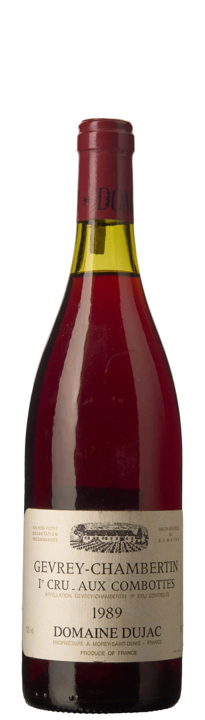 1 x Gevrey-Chambertin 1er Cru Aux Combottes 1989, Dujac — 1 x Gevrey-Chambertin 1er Cru Aux Combottes 1989, Dujac — Vin/Vin — Blomqvist