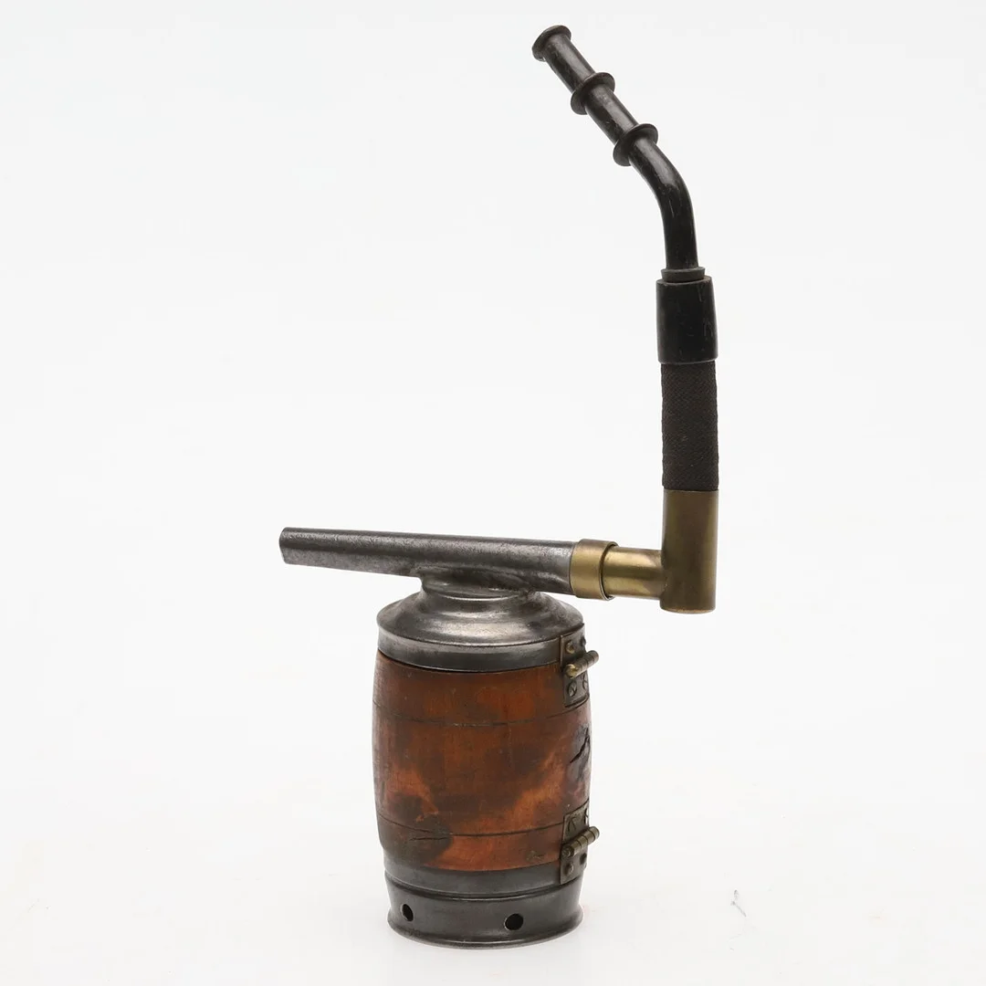 BIODLADPIPA, Trä/metall, 1800-talet. — Other collectables — Örebro Stadsauktioner