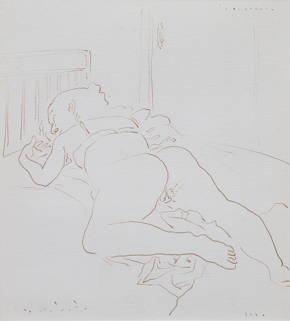 GINO RUBERT. A girl. — Drawings — Balclis