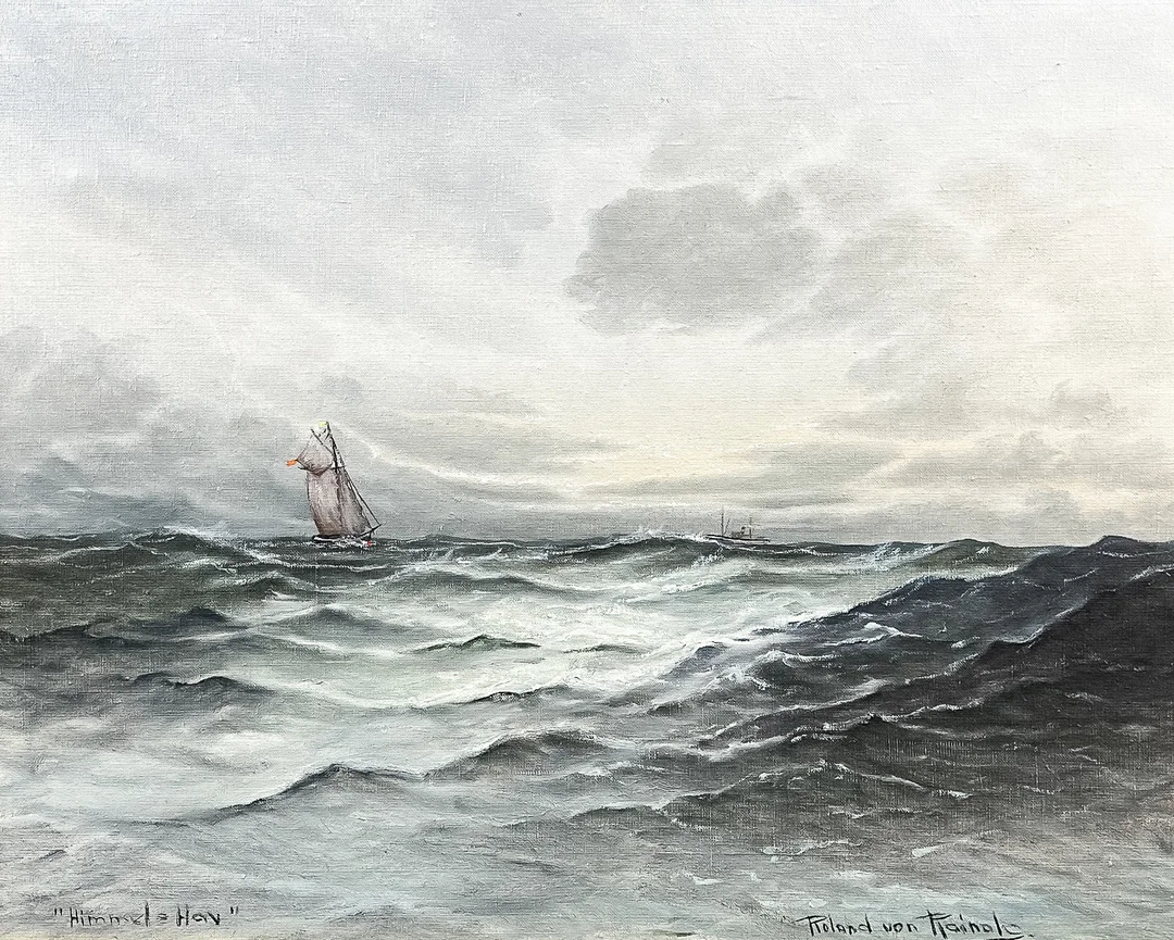 ROLAND VON RAINALS. OLJA PÅ DUK, "Himmel & Hav", signerad. — Paintings — Auktionshuset STO Bohuslän