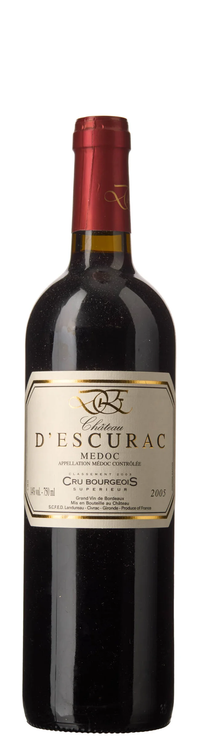 1 x Chateau d'Escurac 2005 — 1 x Chateau d'Escurac 2005 — Vin/Vin — Blomqvist
