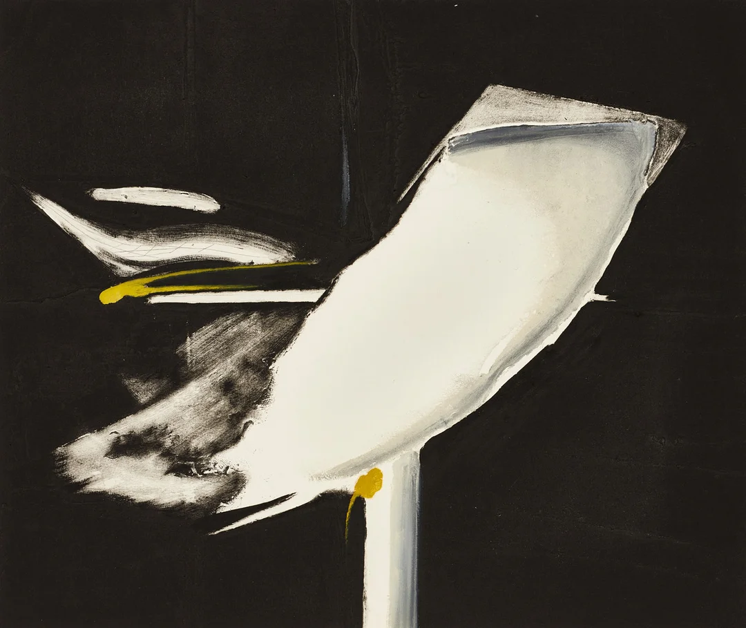 JAN MEYER (1927-1995). "Les Flots de Larmes", 1975, signerad och numrerad 30/99, carborundum. — Engravings & Prints — Crafoord Auktioner Stockholm