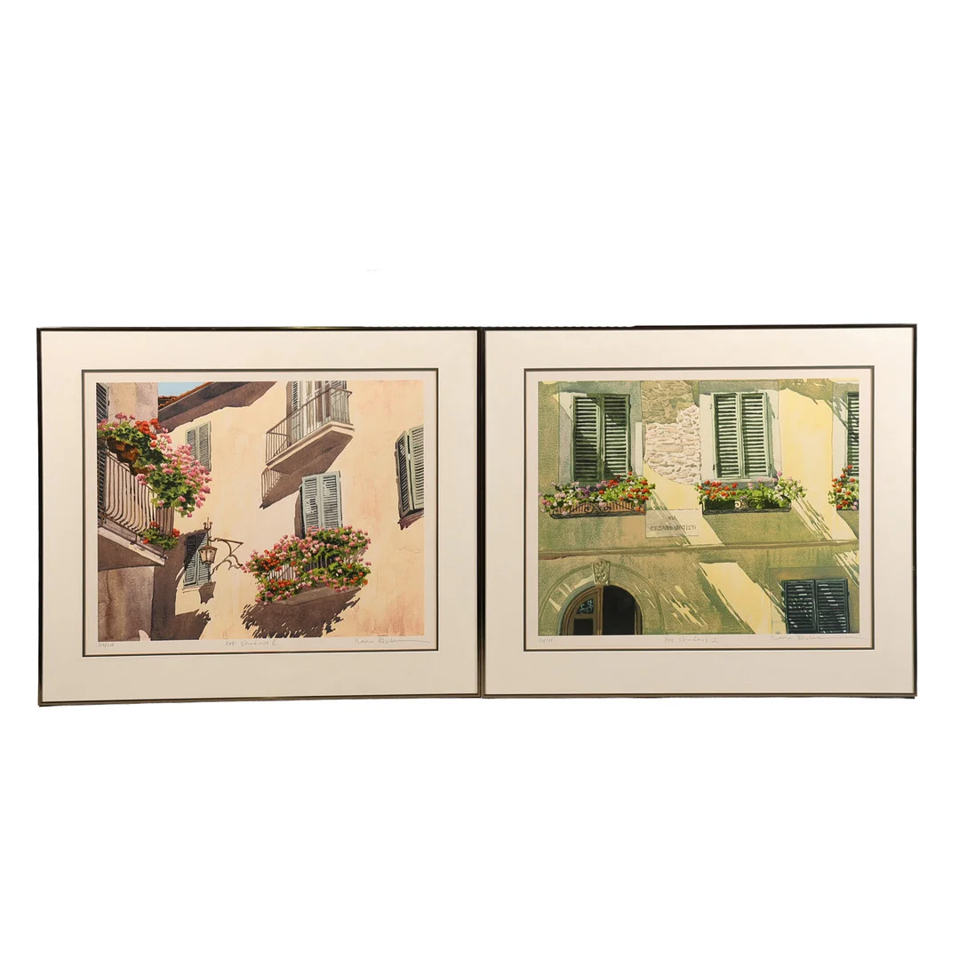LLANA RICHARDSON (B.1945), A PAIR OF LIMITED EDITION SCREENPRINTS (2). — Engravings & Prints — Bishop & Miller