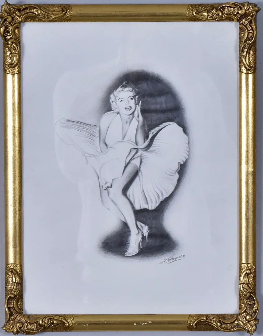 LARS NERMAN. Blyertsteckning. — Drawings — Halmstads Auktionskammare