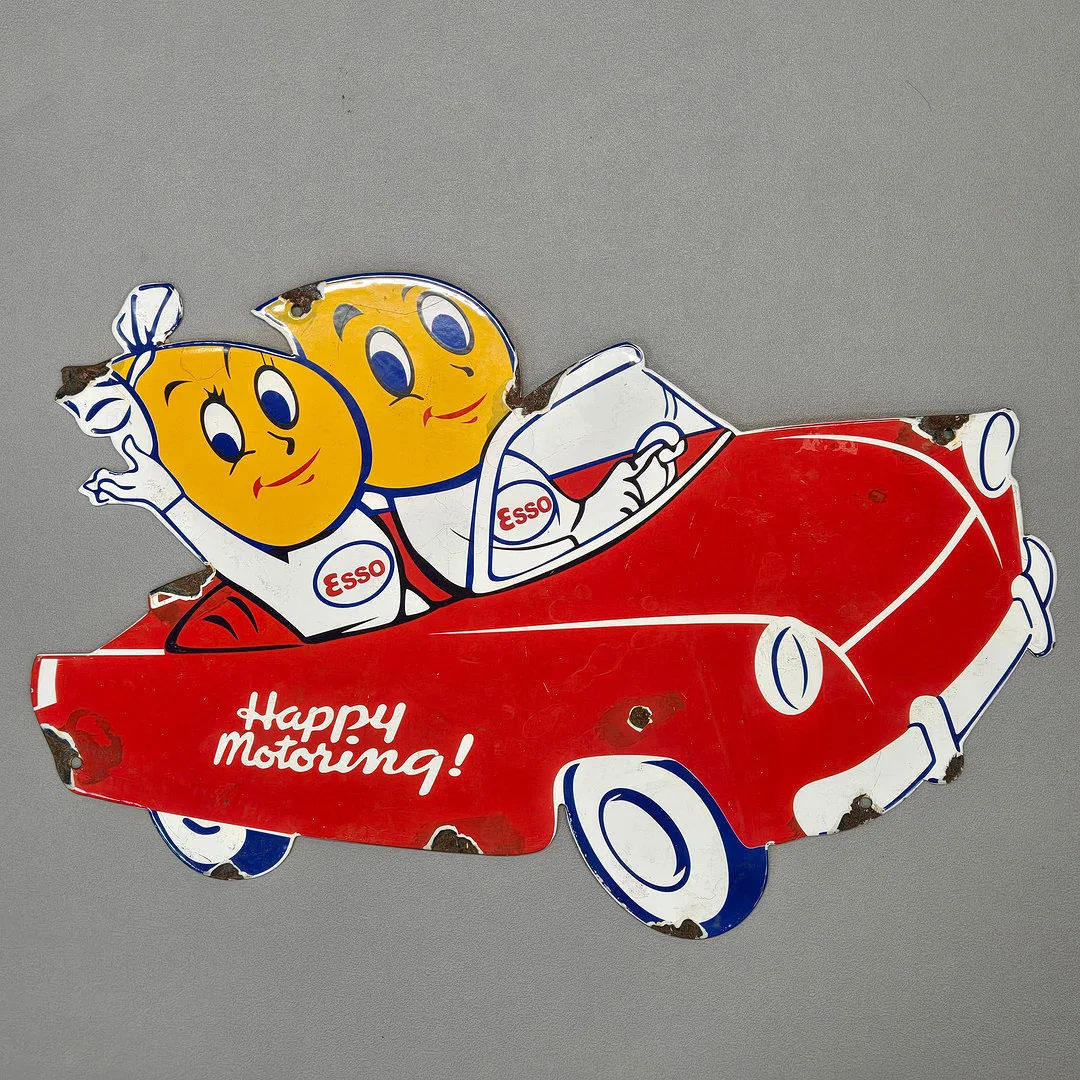 ENAMEL ADVERTISING SIGN. — Advertising & Signs — Chalkwell Auctions