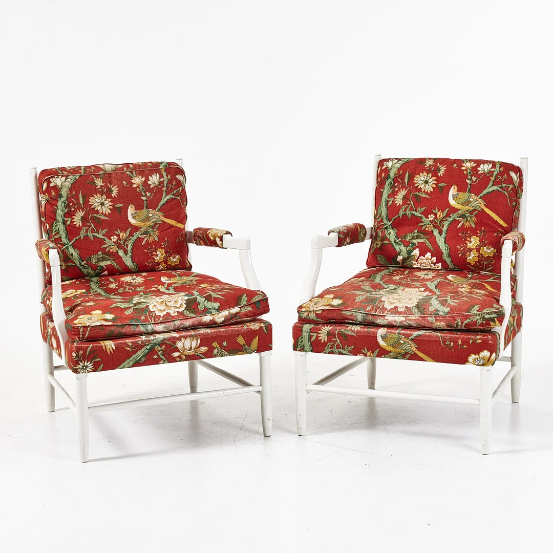 FÅTÖLJER, 1 par, Gripsholmsmodellen, 1900-tal. — Armchairs & Chairs — Stockholms Auktionsverk Magasin 5