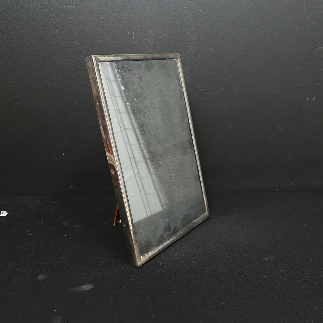 BORDSSPEGEL/VÄGGSPEGEL, nysilver och trä, 1900-talets första hälft. — Mirrors — Gomér & Andersson Linköping