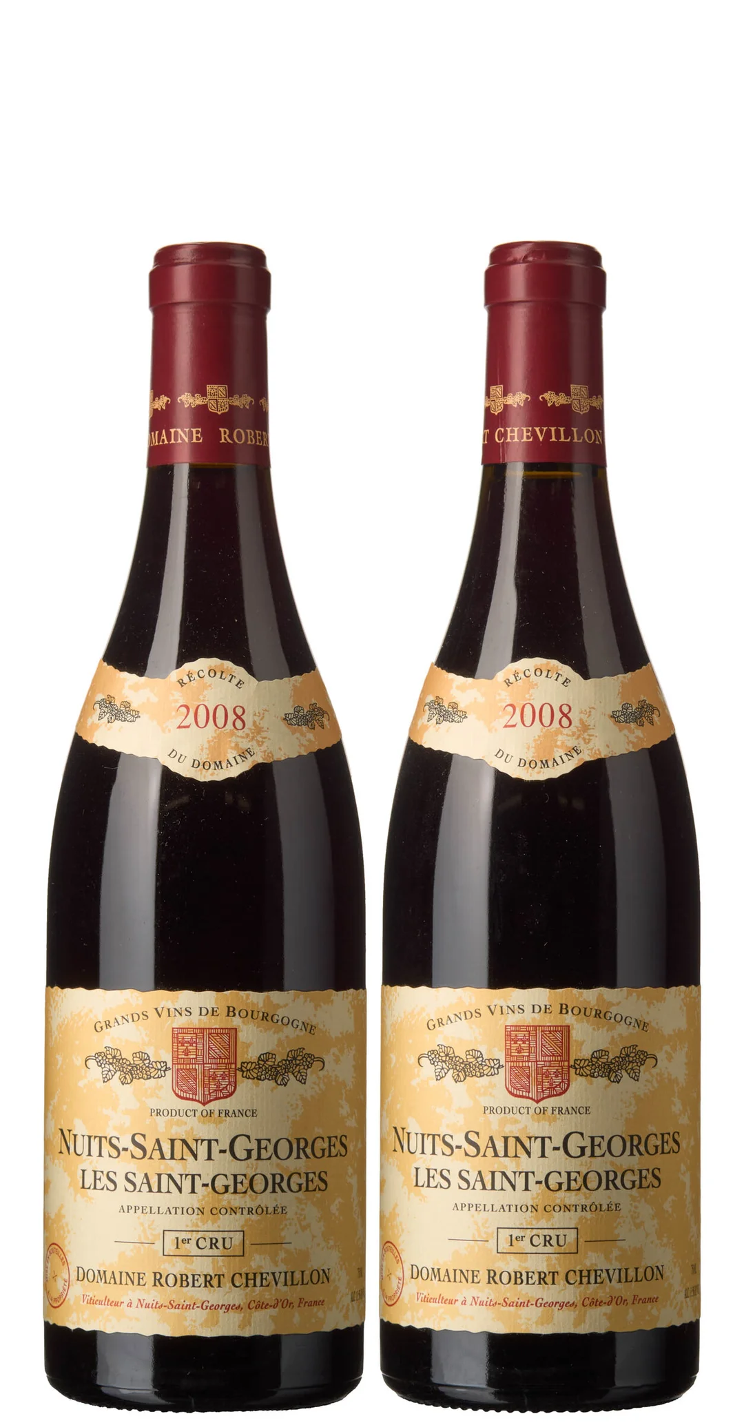 2 x Nuits-Saint-Georges 1er Cru Les Saint-Georges 2008, Robert Chevillon — 2 x Nuits-Saint-Georges 1er Cru Les Saint-Georges 2008, Robert Chevillon — Vin/Vin — Blomqvist