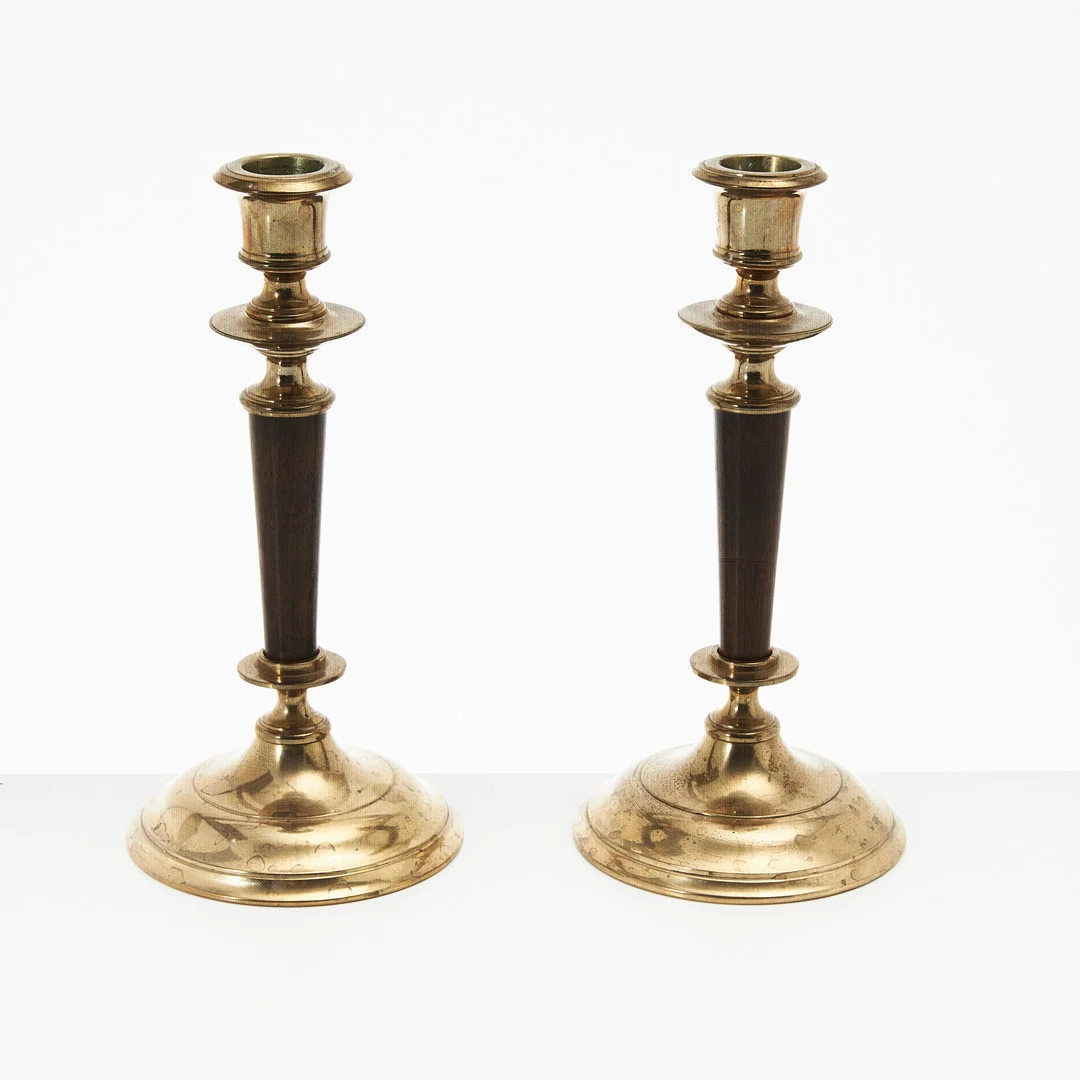 LJUSSTAKAR, 1 par, Skultuna, 2002. — Candlesticks — Stockholms Auktionsverk Magasin 5