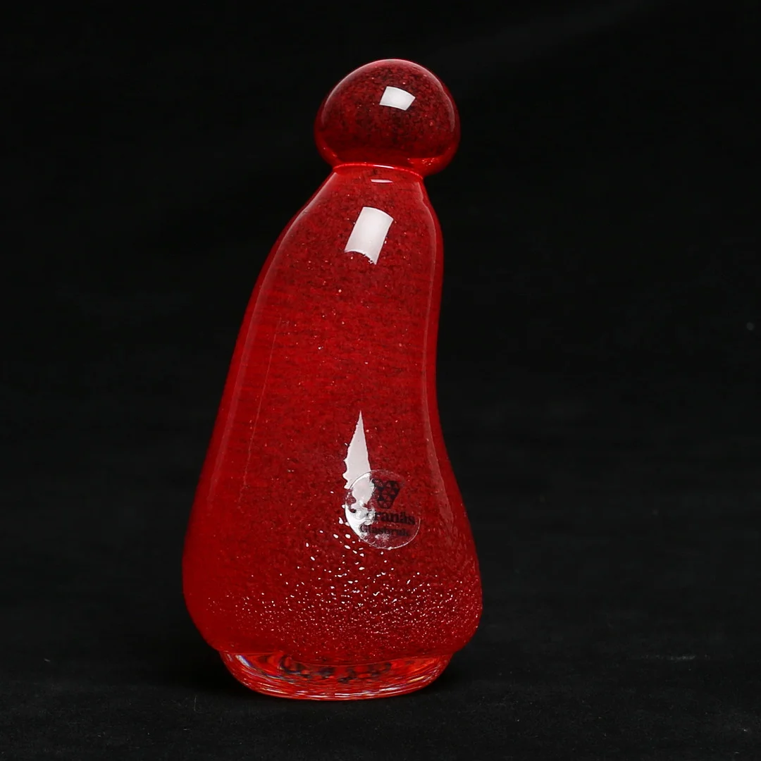 TOMTELUVA, glas, Orranäsa Bruk, signerad. — Art glass — Kalmar Auktionsverk