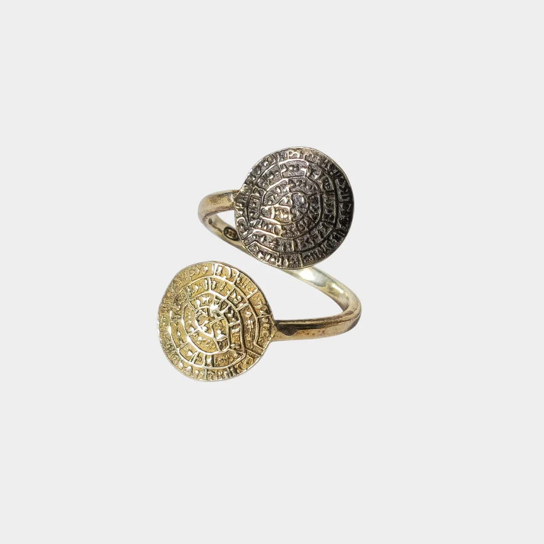 Anillo en plata con baño de oro. — Rings — Barcelona Auctions