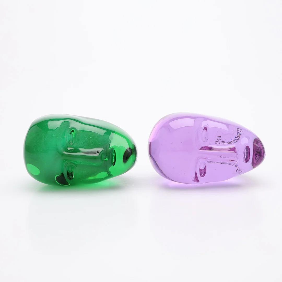 BERTIL VALLIEN. SKULPTURER, TVÅ STYCKEN, UR SERIEN BRAINS, KOSTA BODA. — Art glass — Crafoord Auktioner Lund
