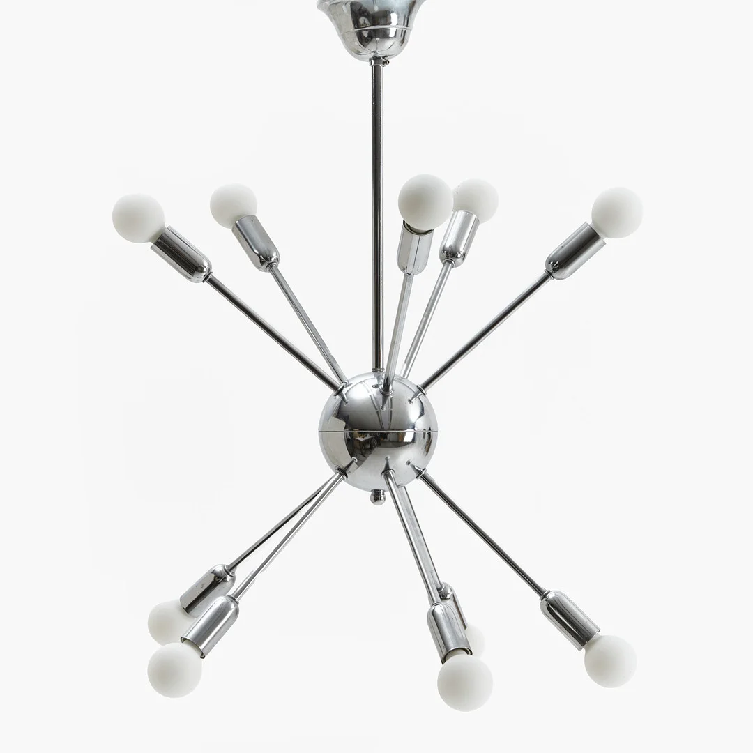 TAKLAMPA, 10 ljuspunkter. "Sputnik", Dulton design. — Ceiling lights — Crafoord Auktioner Stockholm