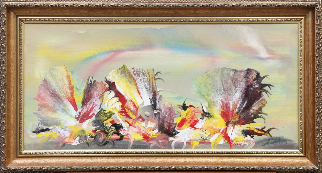 OIDENTIFIERAD KONSTNÄR. OLJA, på duk, signerad. — Paintings — Kalmar Auktionsverk