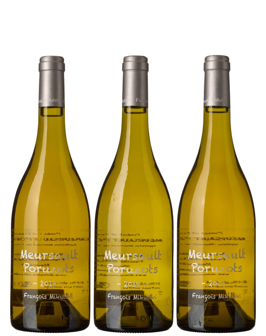 3 x Meursault 1er Cru Poruzots 2019, Francois Mikulski — 3 x Meursault 1er Cru Poruzots 2019, Francois Mikulski — Vin/Vin — Blomqvist