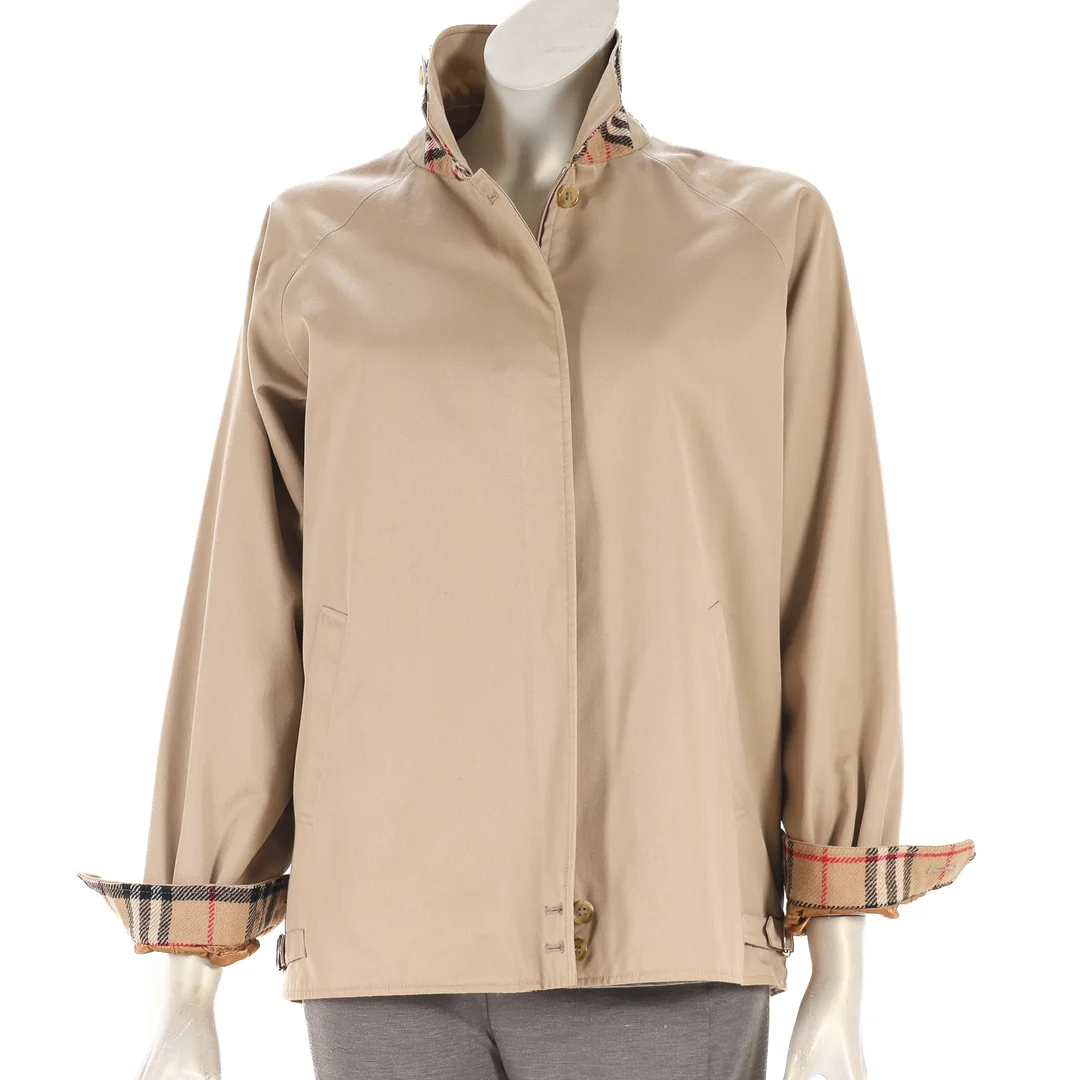 Burberry: Unisex jacket with wool lining, approx. size 40 — Clothing, shoes and accessories/Ladies’ fashion — Lauritz