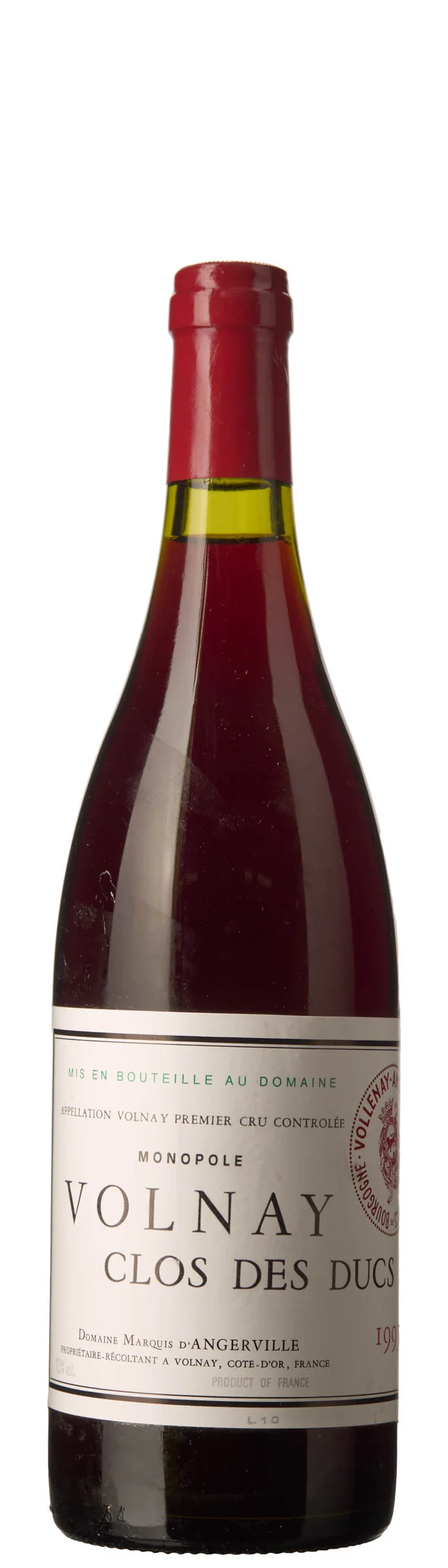 1 x Volnay 1er Cru Clos des Ducs 1995, Marquis d'Angerville — 1 x Volnay 1er Cru Clos des Ducs 1995, Marquis d'Angerville — Vin/Vin — Blomqvist