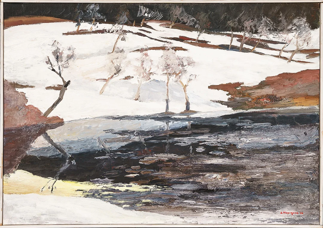 JOHN THORGREN. Olja på duk, signerad, daterad 1976. — Paintings — Norrlands Auktionsverk
