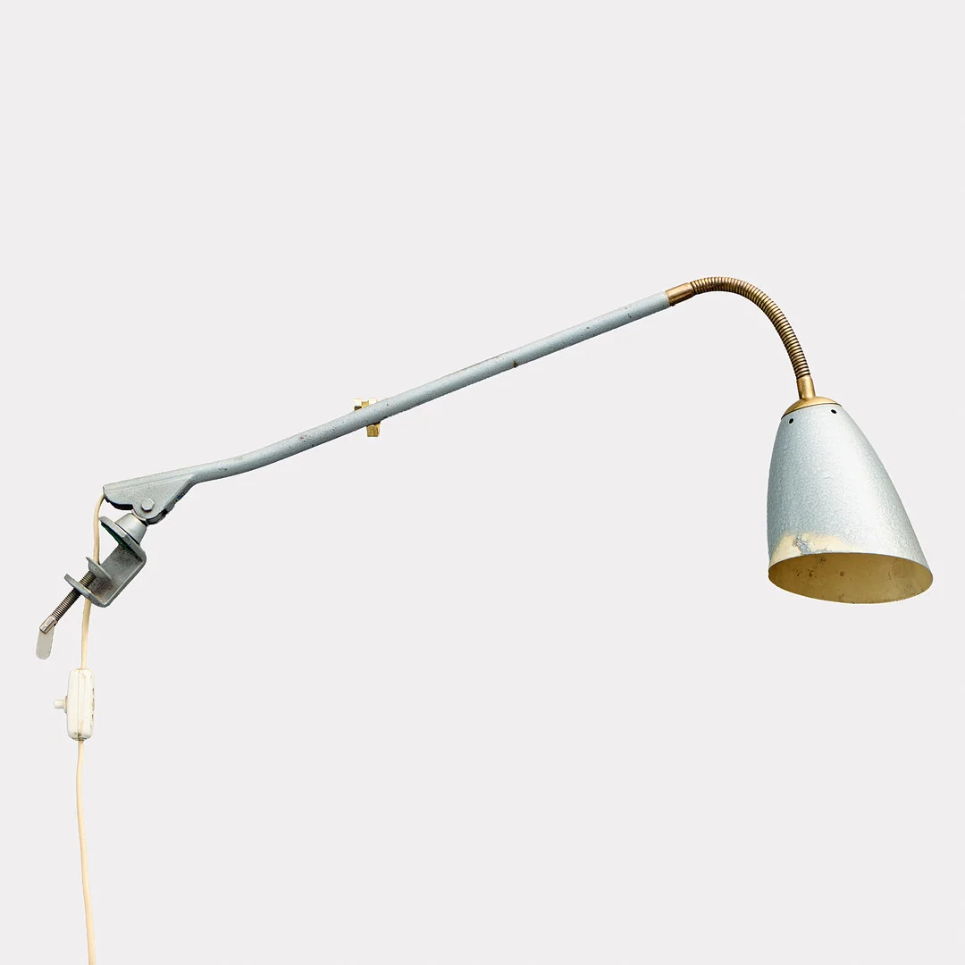 INDUSTRILAMPA, "BJS Typ 5", Bäcklunds Järn och Smide, Skellefteå. — Other lighting — Uppsala Auktionskammare