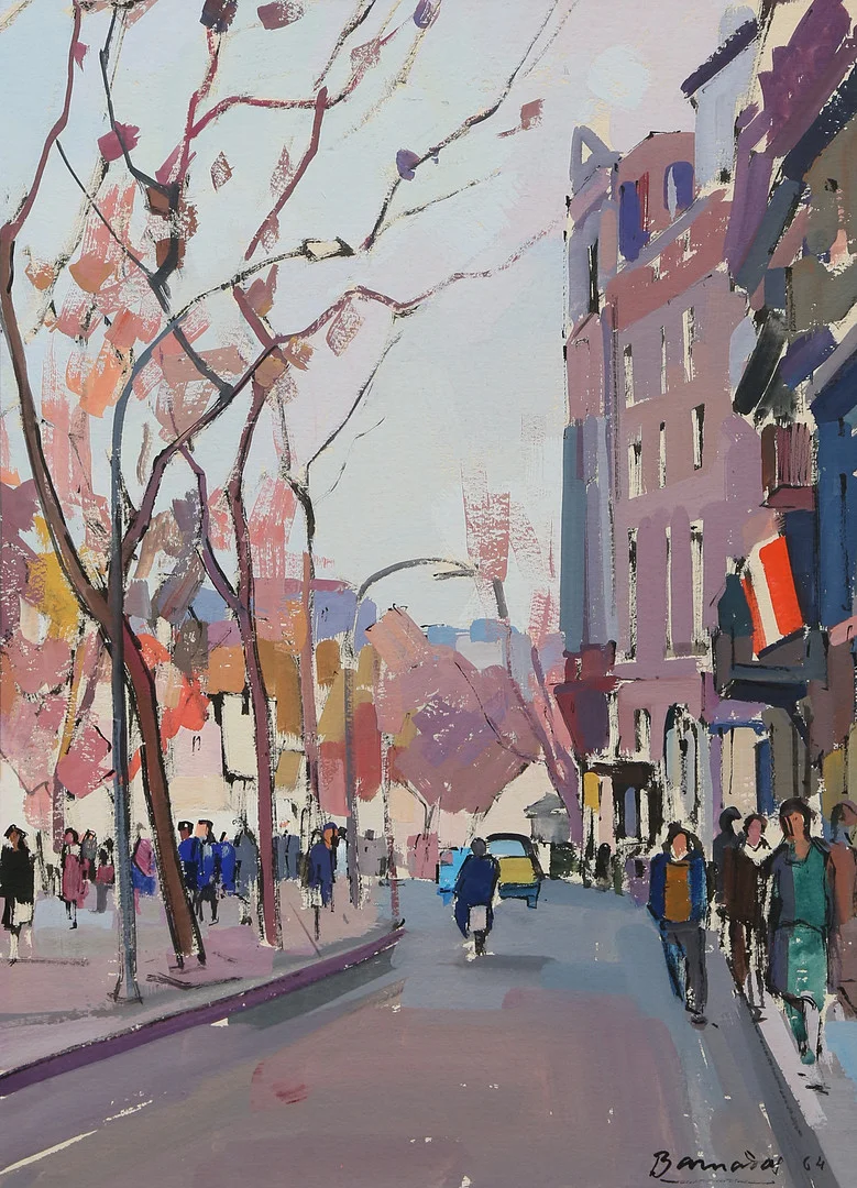 RAMÓN BARNADAS. Urban view. — Paintings — Balclis