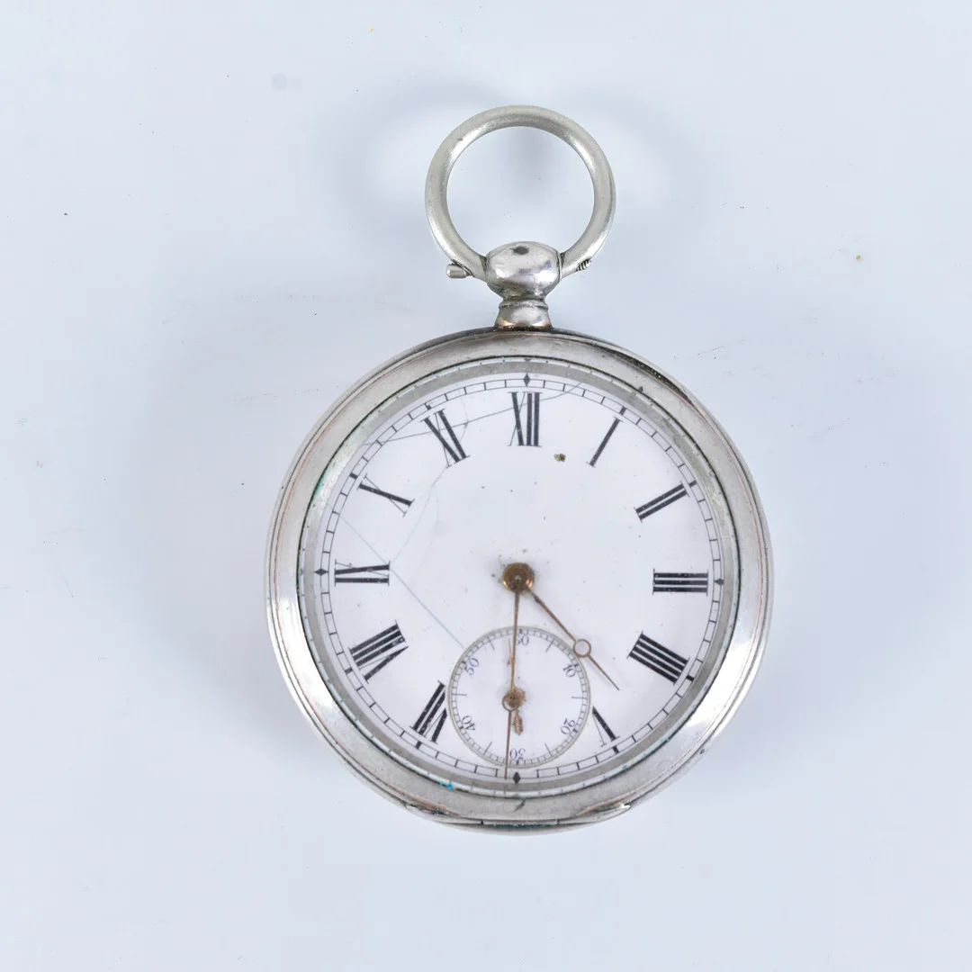 FICKUR, Luc Bikupan, silver. — Pocket & Stop Watches — Halmstads Auktionskammare