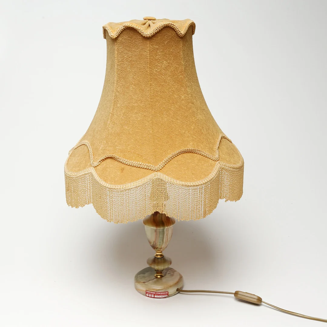 BORDSLAMPA, onyx. — Table Lamps — Kalmar Auktionsverk