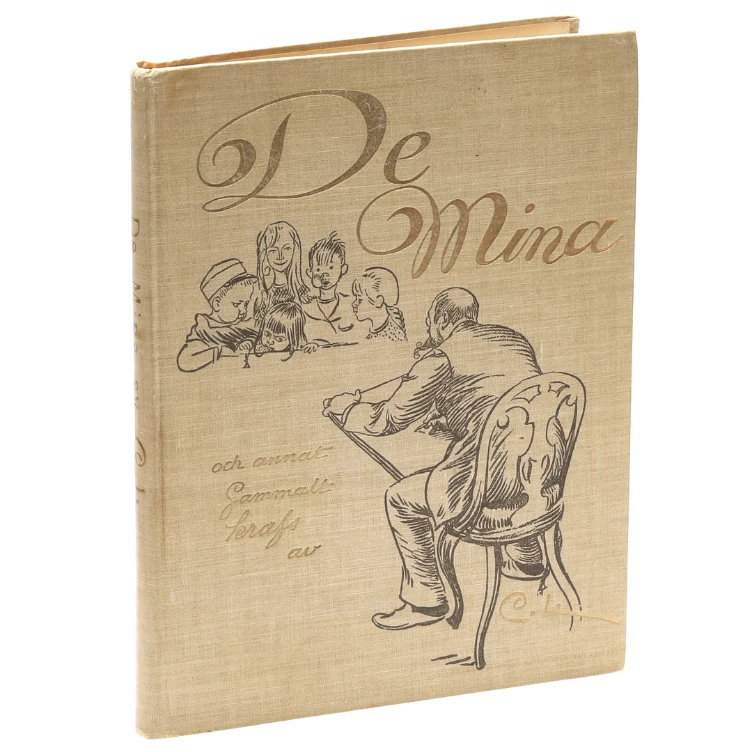 CARL LARSSON, BOK, inbunden, De Mina & annat gammalt krafs av CL, 2:a upplaga 1919. — Books — Örebro Stadsauktioner
