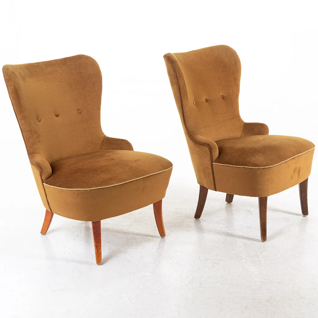 EMMAFÅTÖLJER, ett par. — Armchairs & Chairs — Handelslagret Auktionsservice