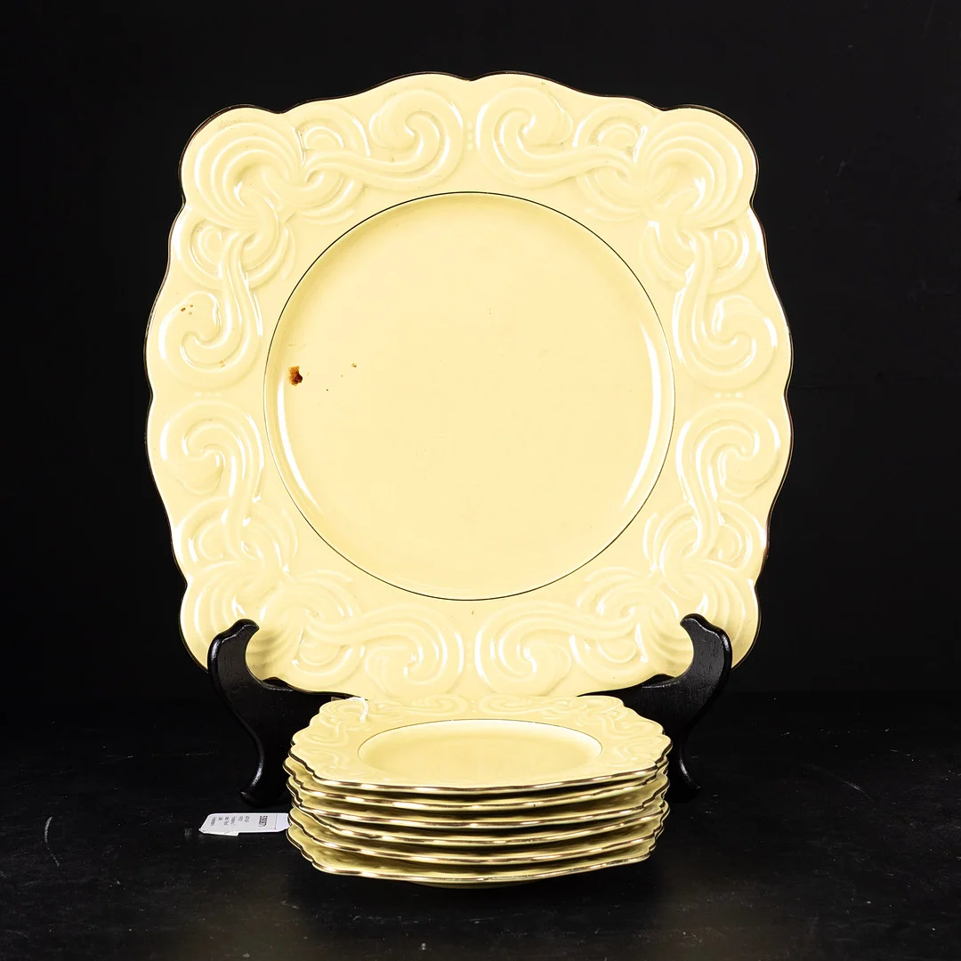 ARTHUR PERCY. Fruktservis, 7 delar, "Royal", Gefle Porslinsfabrik. — Tableware — Handelslagret Auktionsservice
