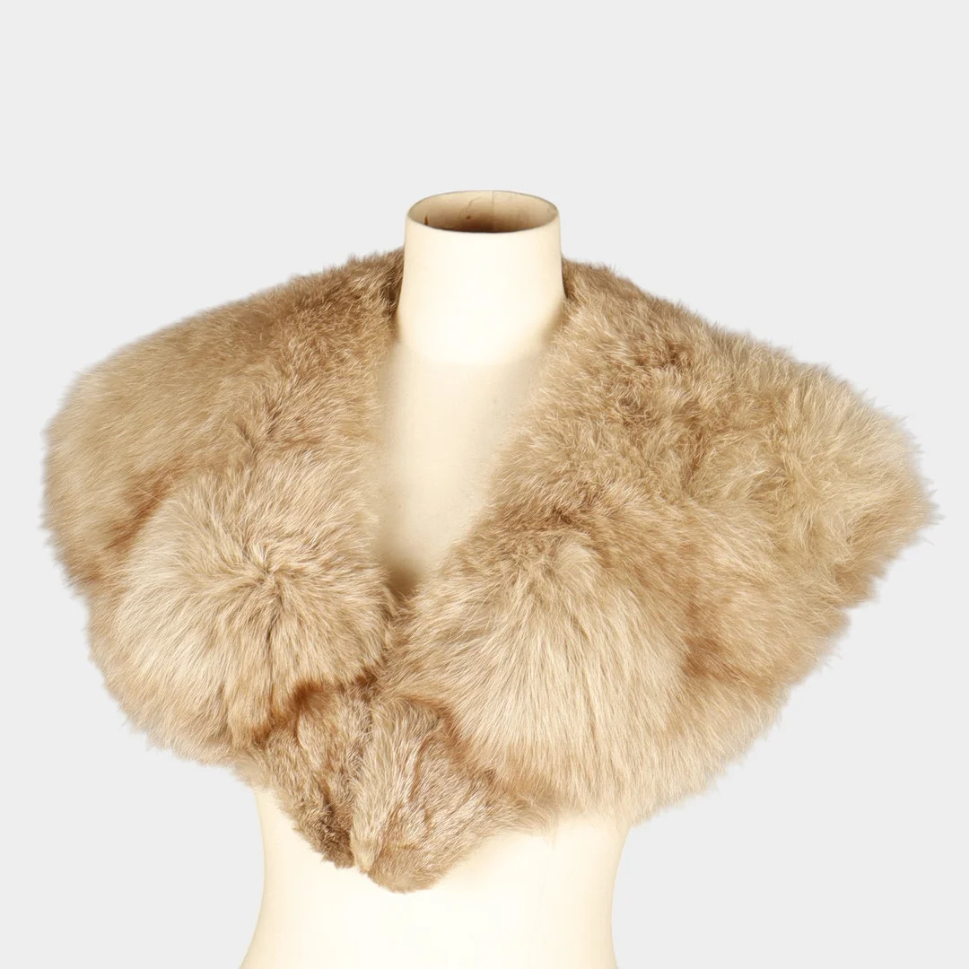 Gran cuello de zorro en tonos. — Vintage & Designer Fashion — Barcelona Auctions