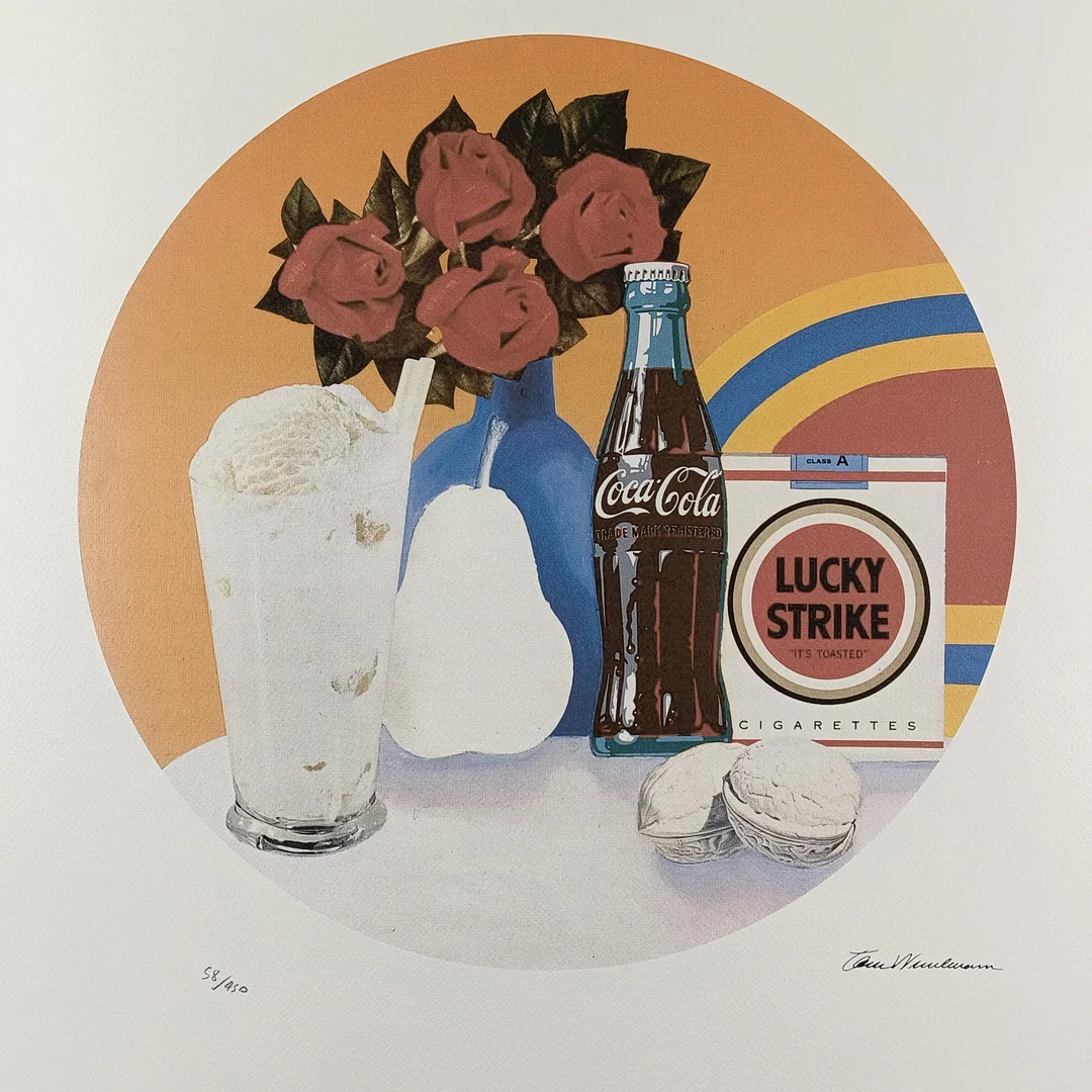 "Stillleben IV", Poster nach Tom Wesselmann, Kunstdruck. — Engravings & Prints — Auktionshaus Blank