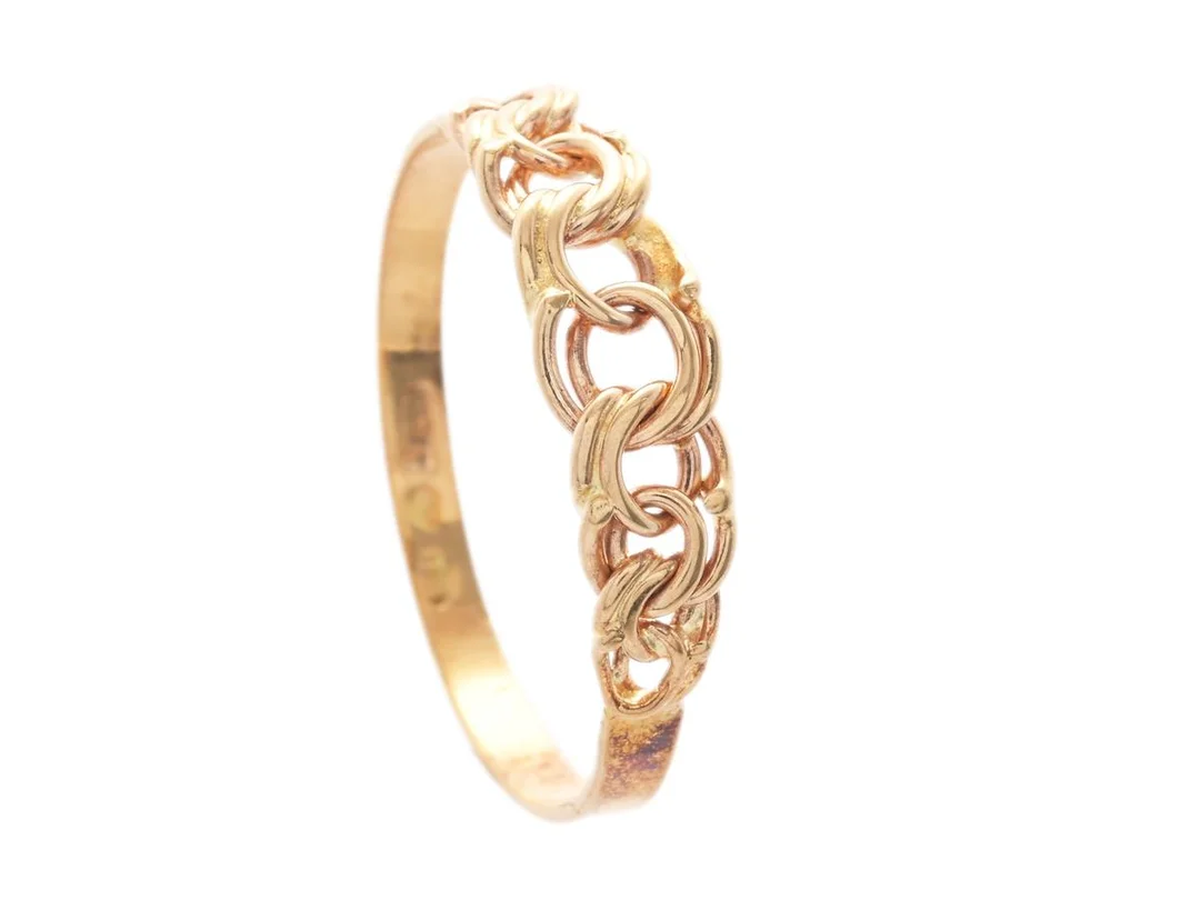 RING, 18K guld, bismarck, stl 18,5 mm, vikt 1,7 g. — Smycken/Ring — Kaplans
